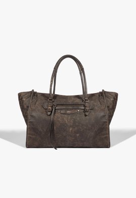 Bolsa Shopping Skylar Grande Couro Marrom