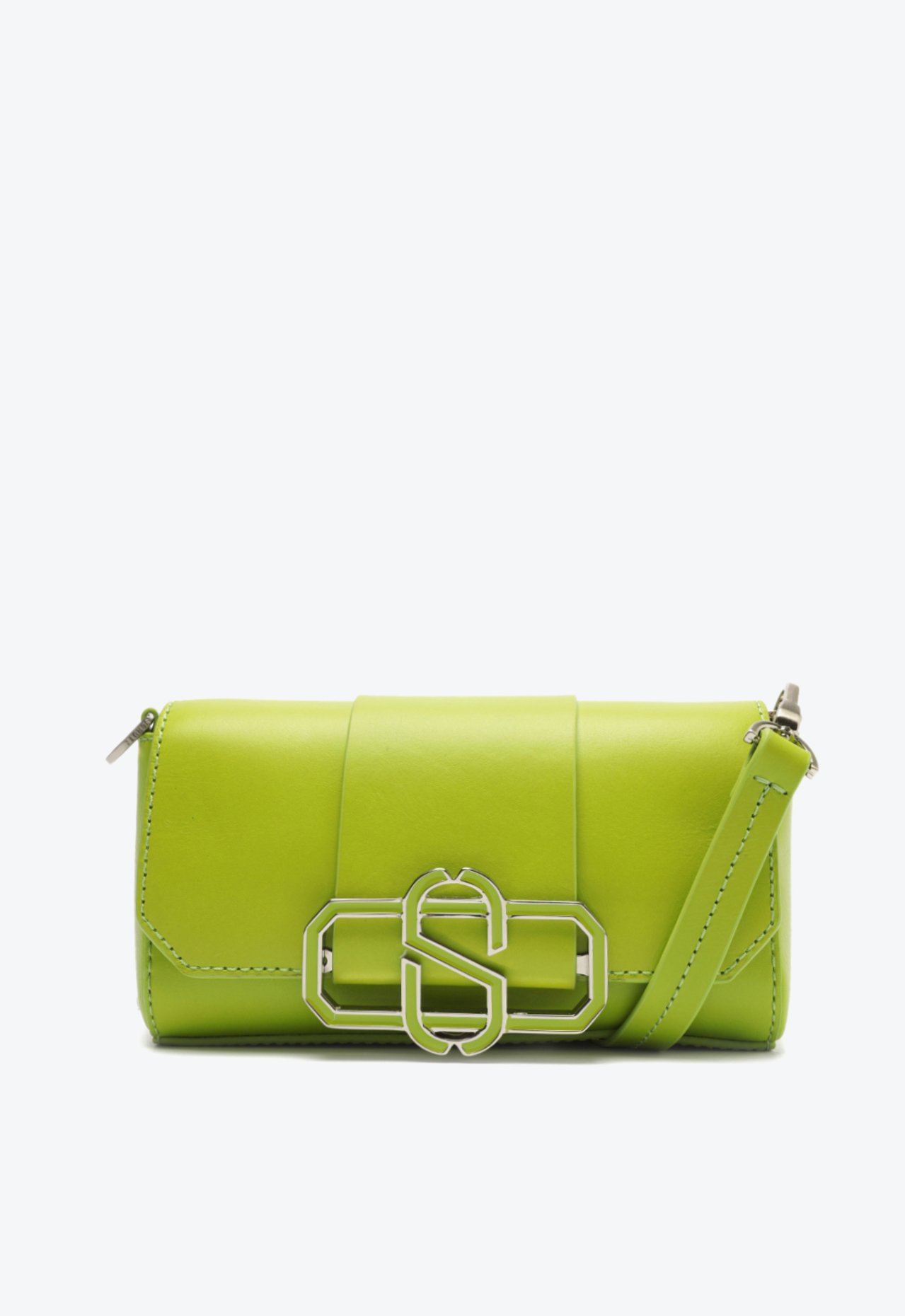Bolsa Tiracolo Pequena Annie Couro Verde | Schutz