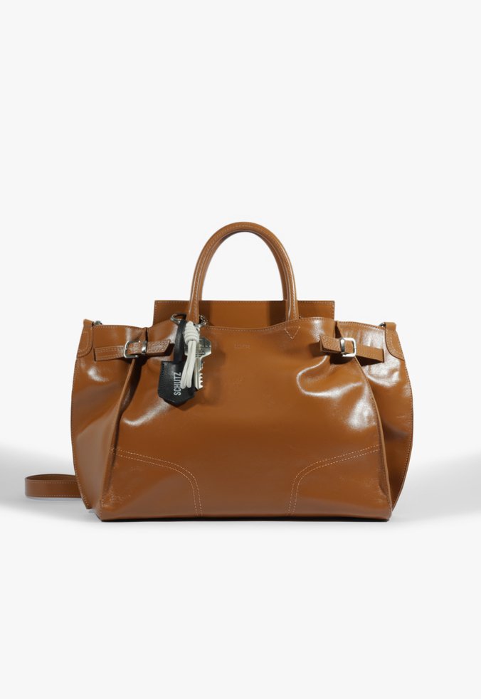 Bolsa Tote Grande Heaven Couro Marrom