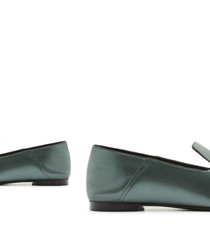 Loafer Metallic Verde-Militar Loafer Metallic Verde-Militar