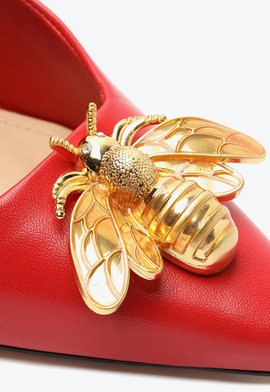 Sapato Scarpin Salto Bee Vermelho