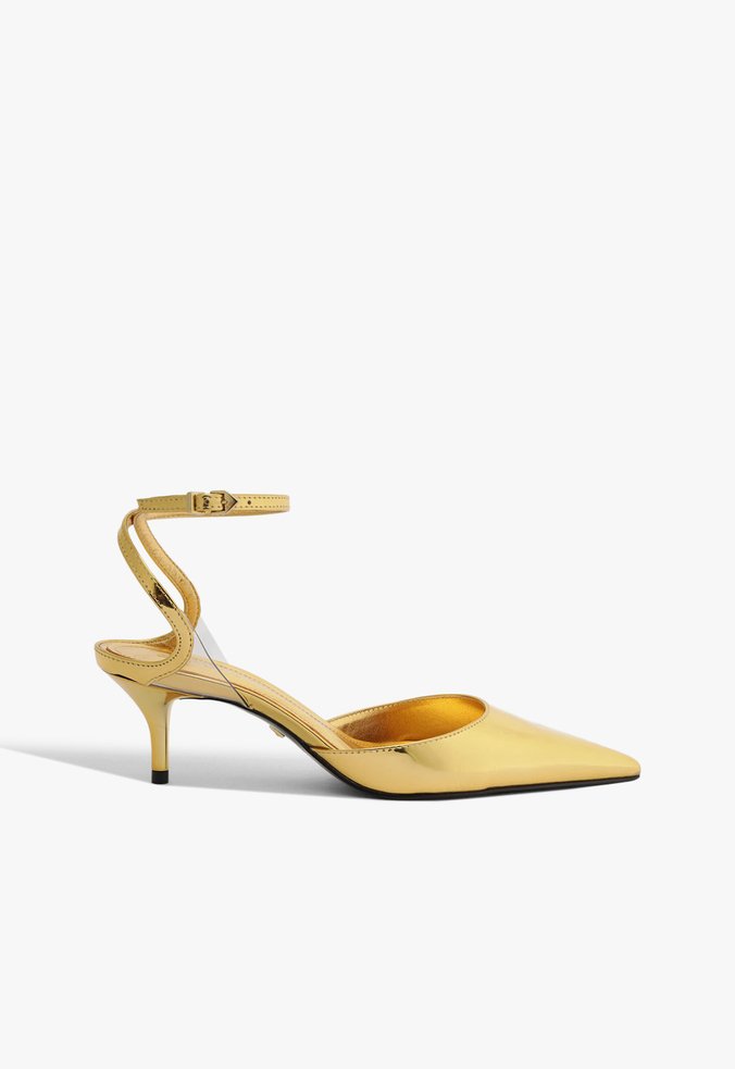 Scarpin Skye Pump Mid Dourado