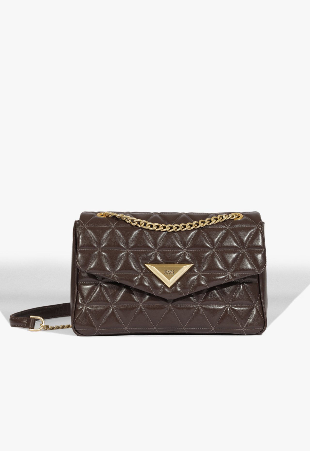 Bolsa Tiracolo Grande 944 Couro Marrom | Schutz