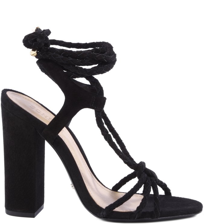 Sandália Lace Up Tie Black