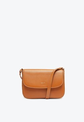 Bolsa Tiracolo Pequena Esther Couro Marrom