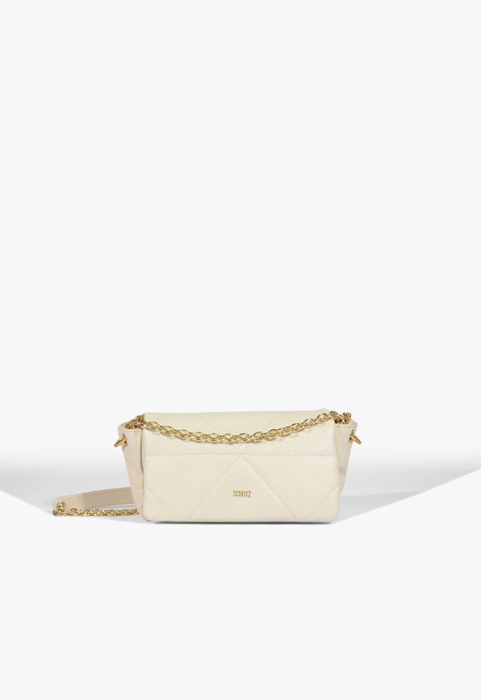 Bolsa Maya Mini Couro Branca