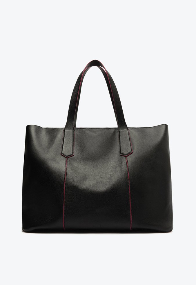 Bolsa Shopping Soul Couro Preta