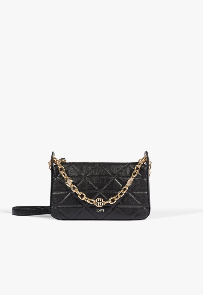 Bolsa Tiracolo Jasper Pequena Couro Preta