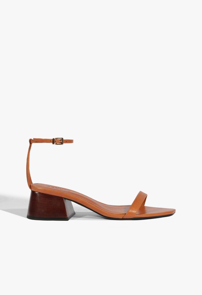 Sandália Fresh Boho Couro Marrom