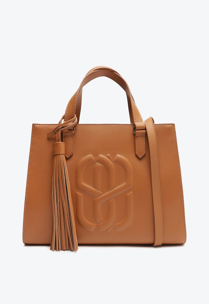 Bolsa Tote Tiracolo Grande Kelly Marrom