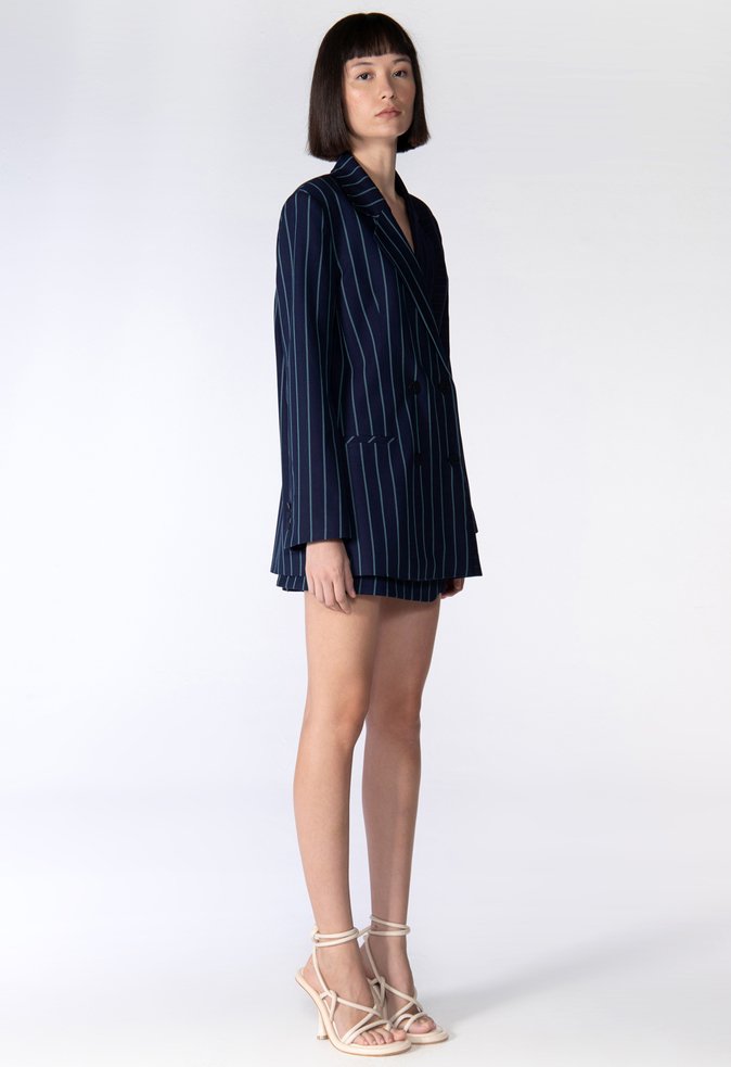 Blazer Branca Azul Blazer Branca Azul