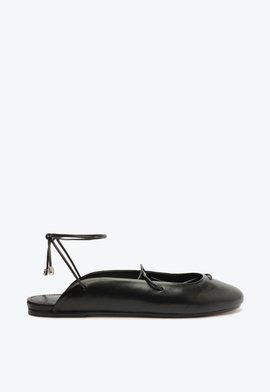 Sapatilha Cami Couro Preta