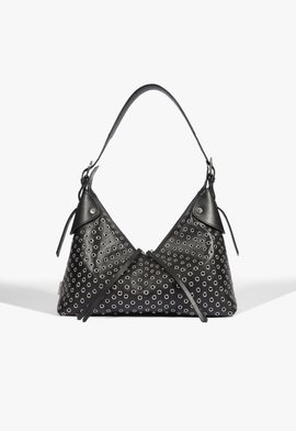 Bolsa Tiracolo Marien Média Couro Preta