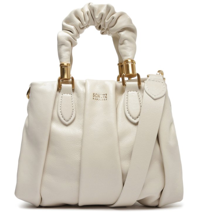 Bolsa Mini Tote Lorena Soft Couro Branca
