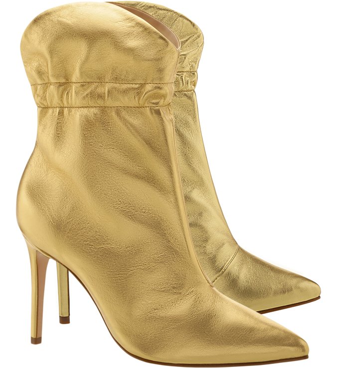 Bota Salto Fino Golden Bota Salto Fino Golden