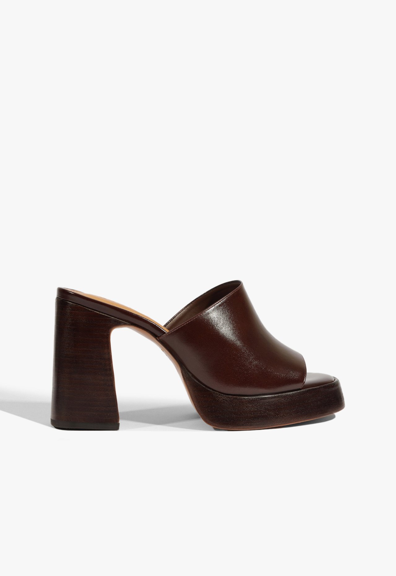 Tamanco Rowan Couro Marrom | Schutz