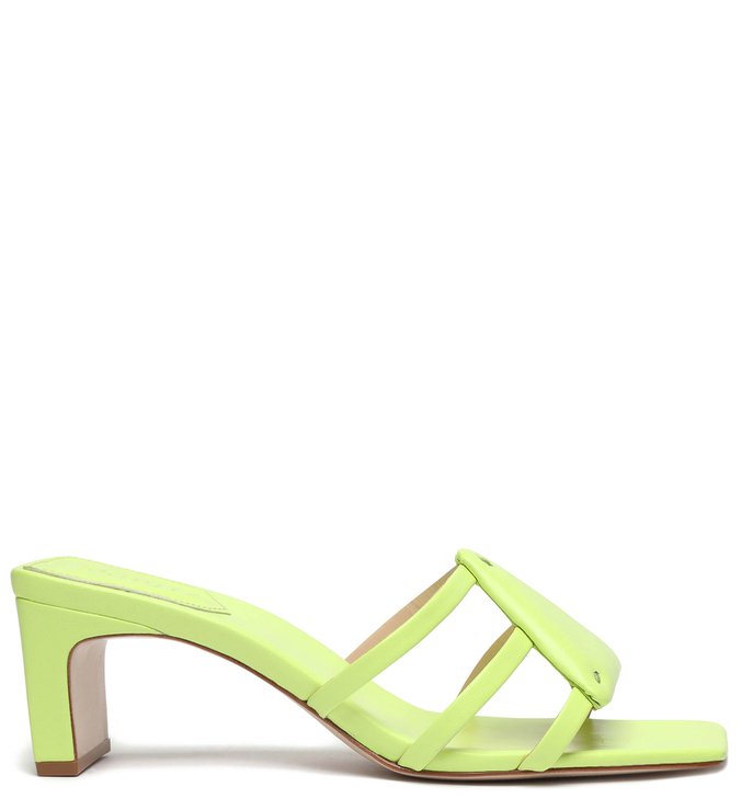 Sandália Mule Triangle Neon