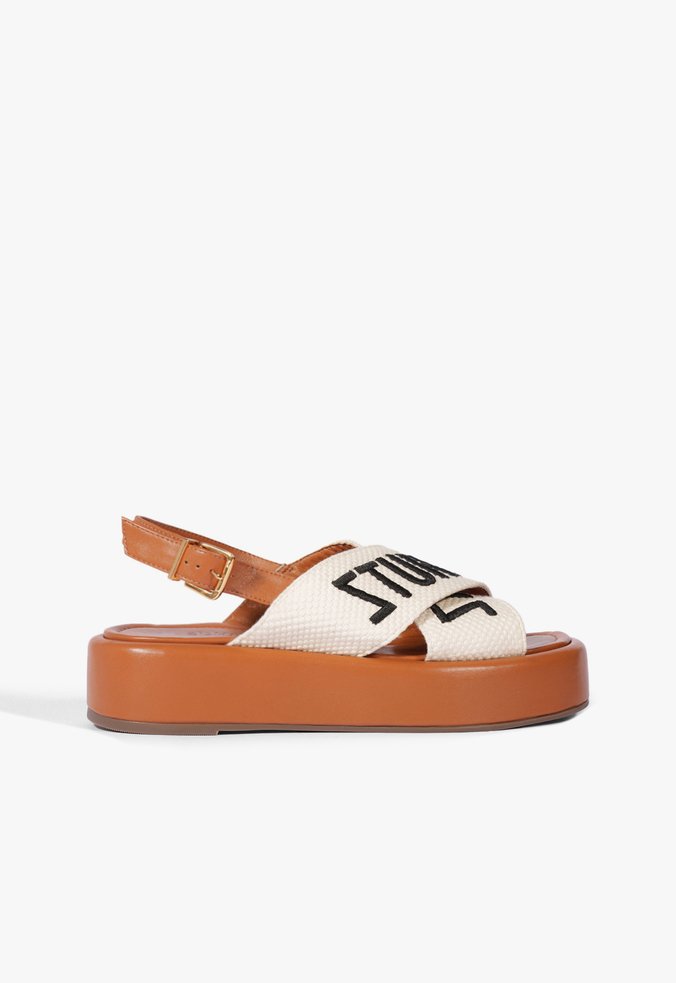 Sandália Plataforma X Schutz Off White