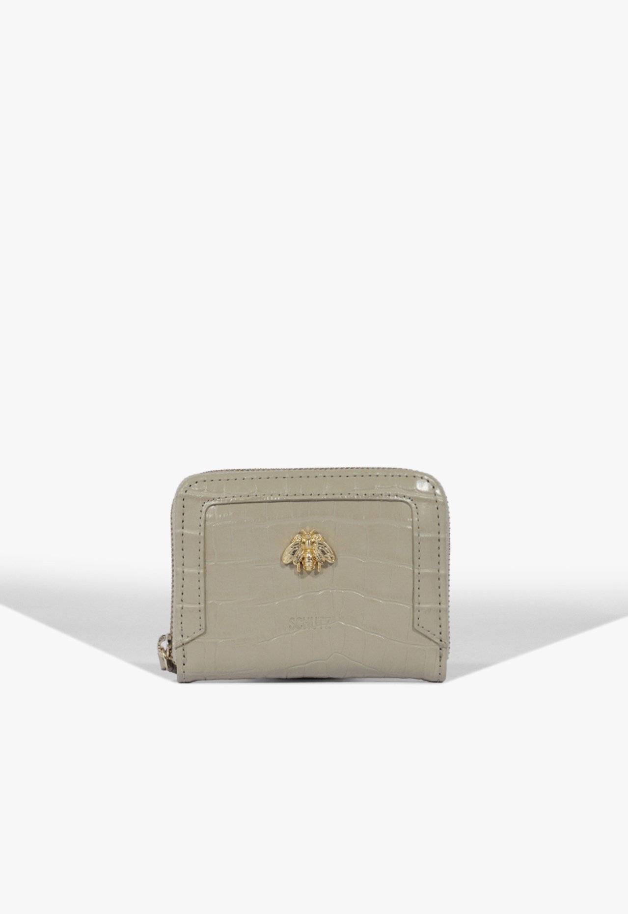 Carteira Pequena Believe Couro Bege | Schutz