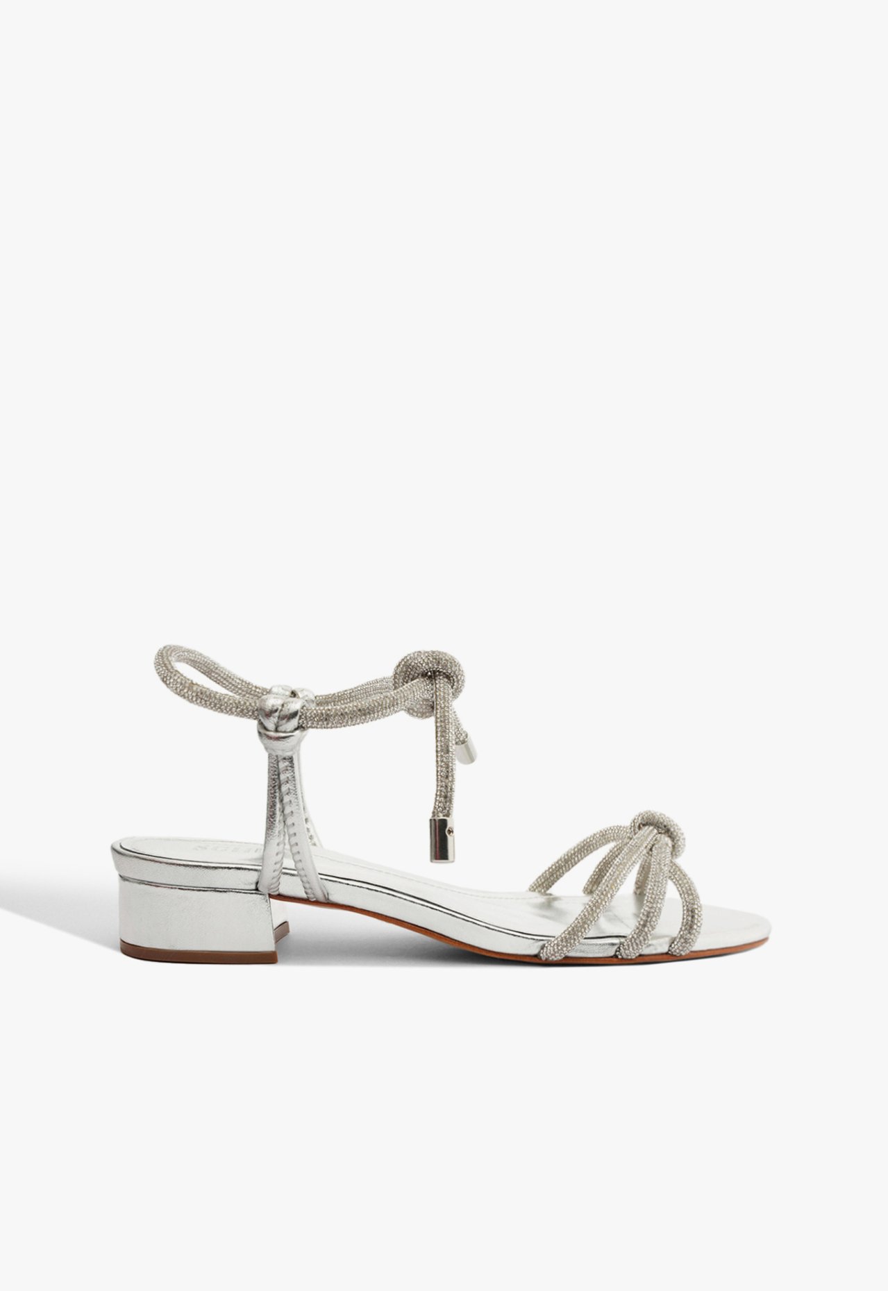 Sandália brilho prata | Schutz