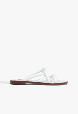 Rasteira Tanya Flat Branca