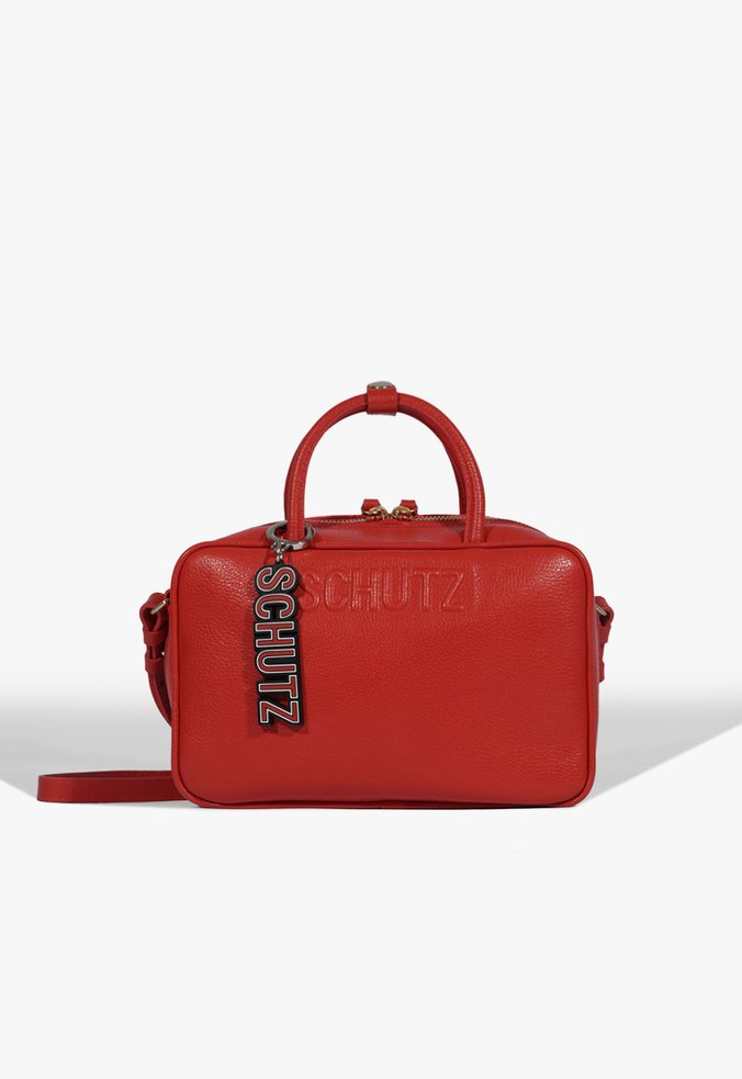 Bolsa Tote Ivvy Média Couro Vermelha