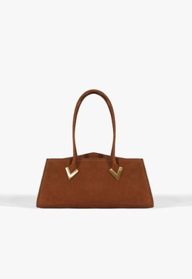 Bolsa Tote Média Adele Couro Marrom