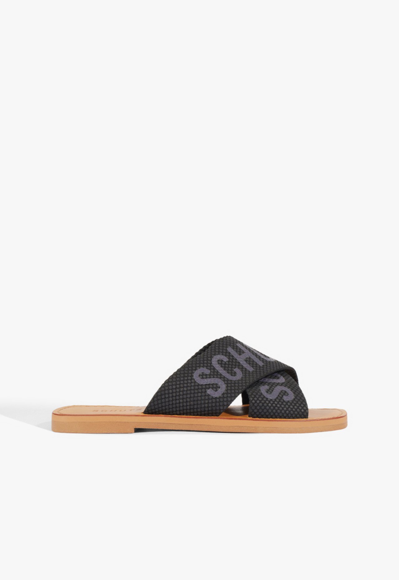 Vista 2 Sandália Rasteira X Schutz Logo Escuro | Schutz Azul Azul