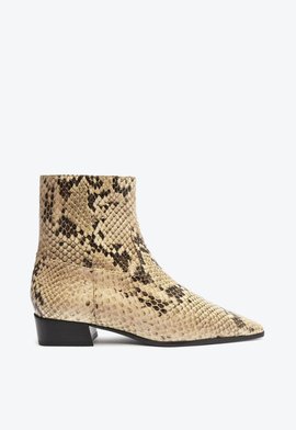 Bota Helena Couro Animal Print