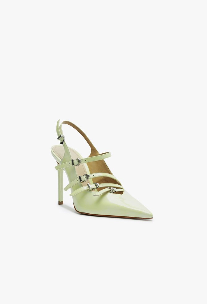 Sapato Mule Veronica Pump Couro Verde | Schutz