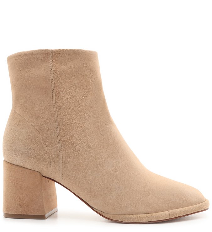 New Boot Evasê Suede Honey