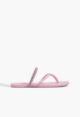 Sandália Flat tiras Rosa