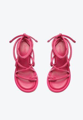 Sandália Salto Alto Entrelaçada Pink | Schutz