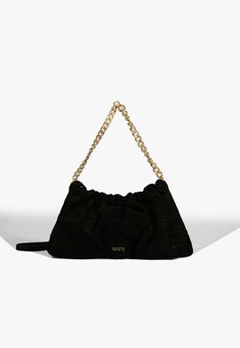 Bolsa Tiracolo Pouch Aryen Camurça Preta
