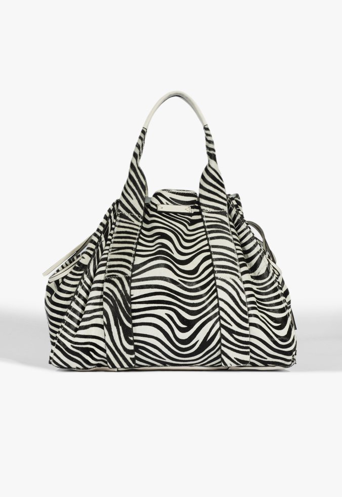 Bolsa Shopping Maxi Couro Zebra
