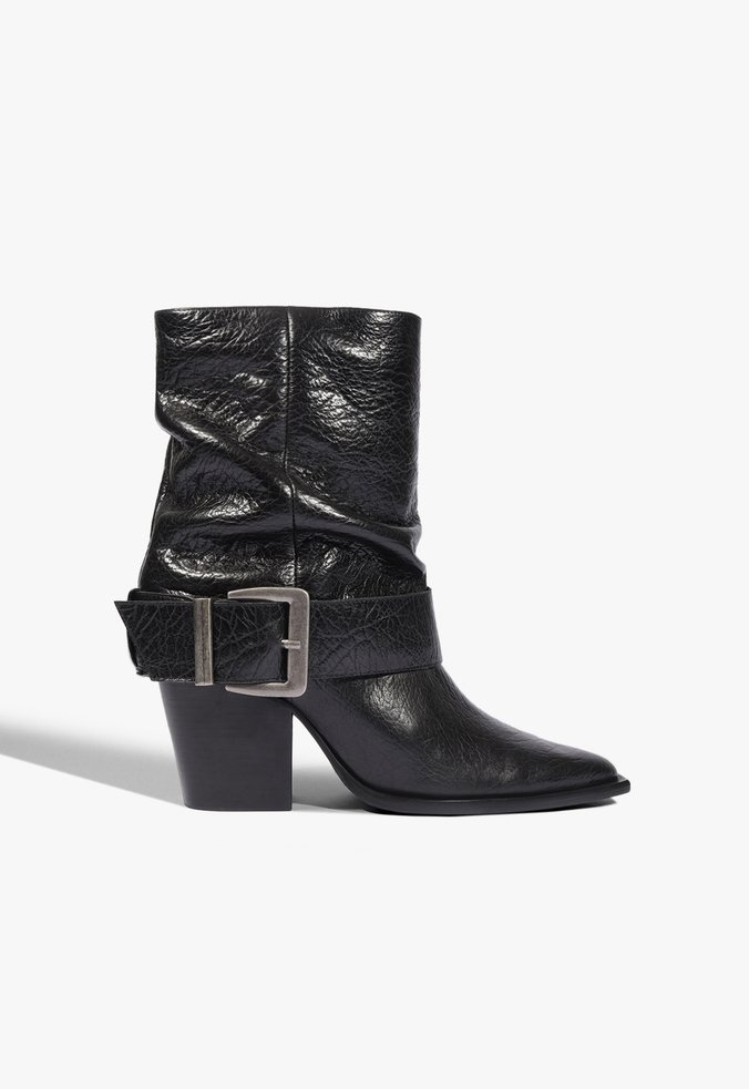 Bota Parker Couro Preta