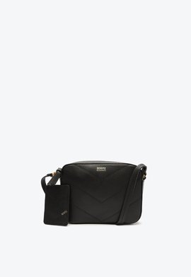Bolsa Tiracolo Média Maite Couro Preta