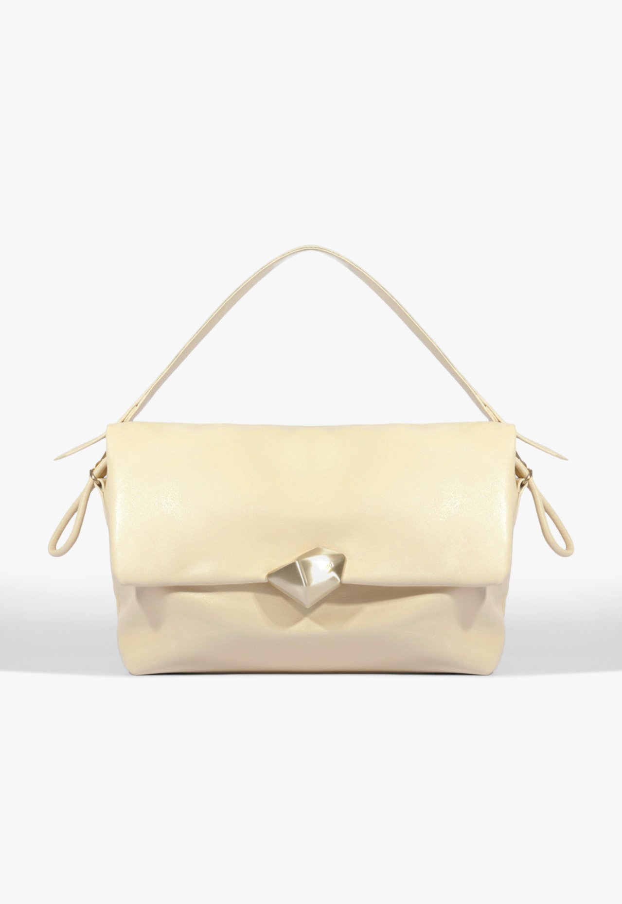 Bolsa Tiracolo Média Bubble Couro Branca | Schutz