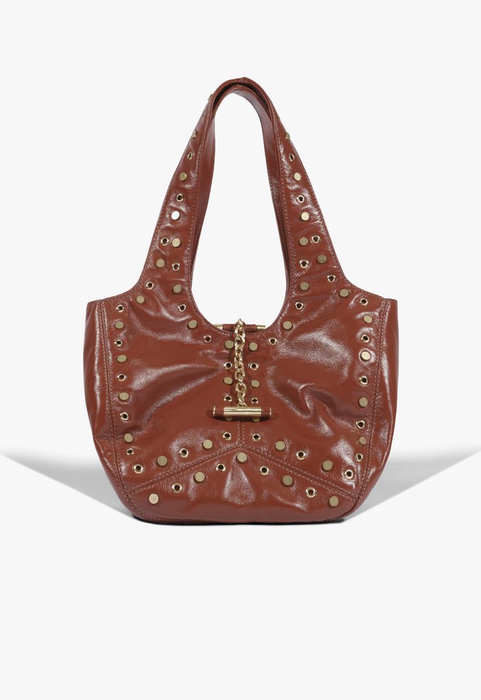 Bolsa Tote Ricci Grande Couro Marrom