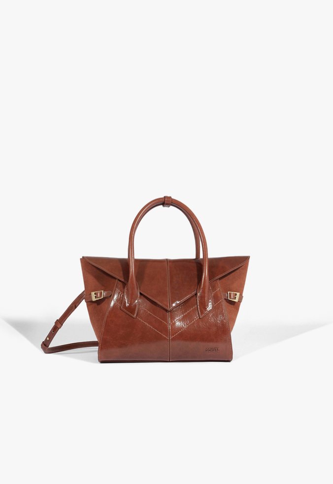 Bolsa Sinner Tote Pequena Couro Marrom