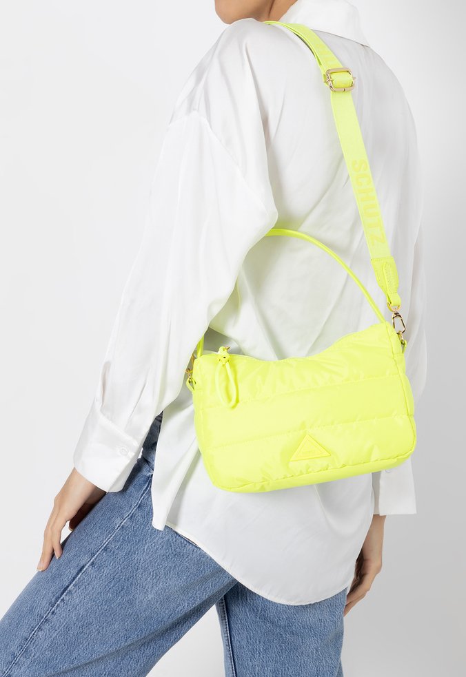 Bolsa Tiracolo Shoulder Shelby Nylon Amarela