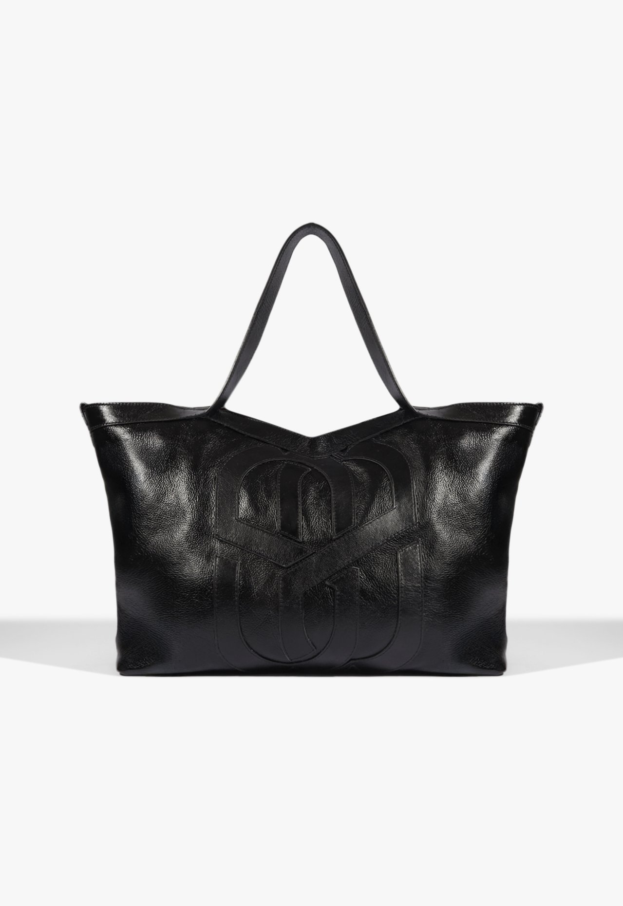 Vista 2 Bolsa Shopping Maddison Couro Preta | Schutz Schutz BR Preto Schutz BR Preto