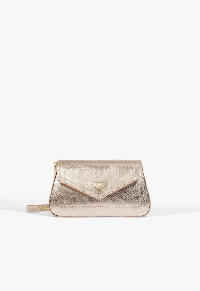 Bolsa Tiracolo Pequena Liese Dourada