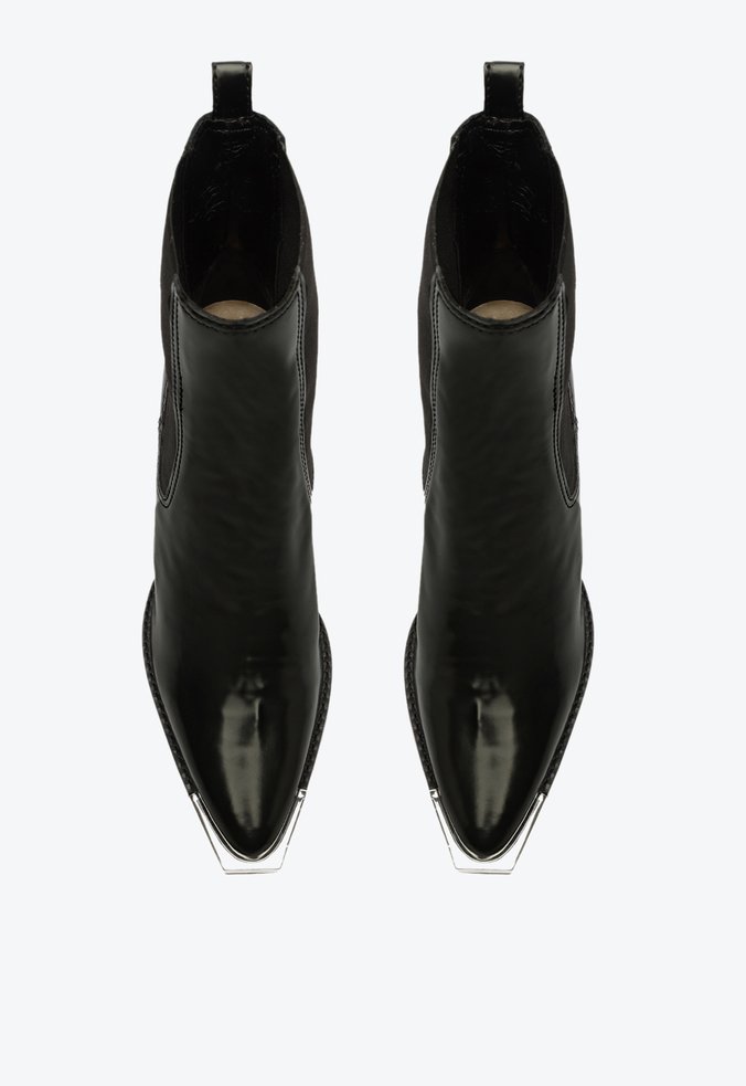 Bota Western Springsteen Couro Preta
