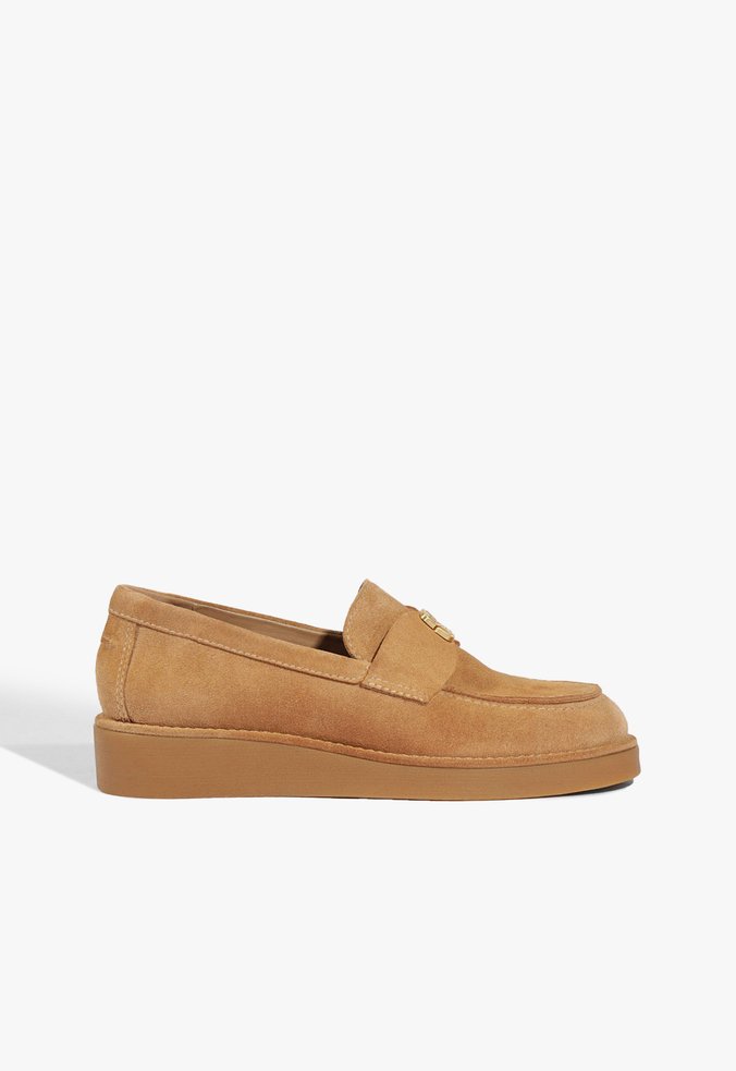 Mocassim Shop Heavy Suede Bege