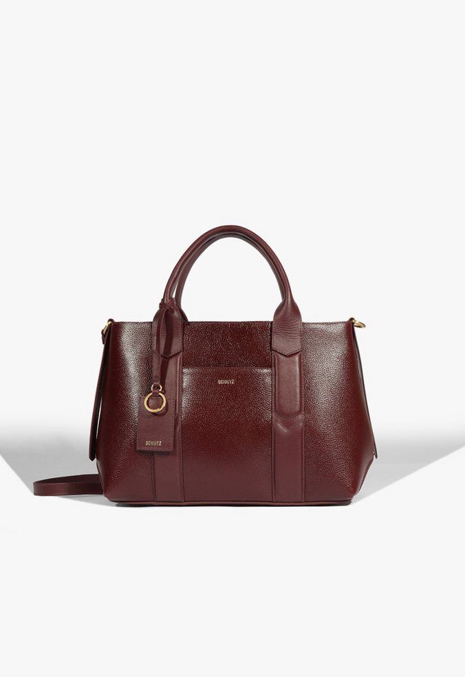Bolsa Tote Tiracolo Tyla Couro Vermelha