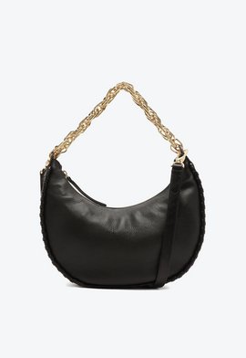 Bolsa Round Média Preta