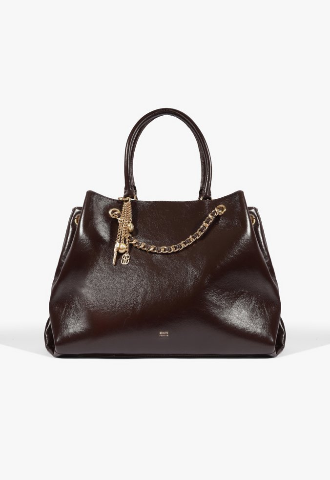 Bolsa Tote Robin Grande Couro Marrom