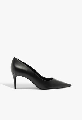 Sapato Scarpin Lena Couro Preto