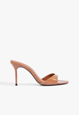 Tamanco Mule Sally Couro Marrom